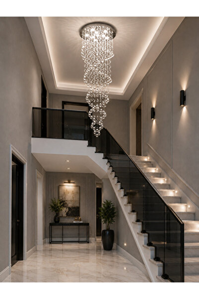 luminisled Candelabru Silver Rain -Casa scarii -120cm
