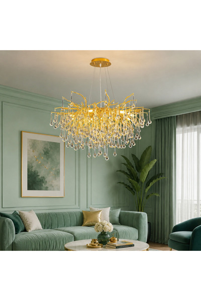luminisled Candelabru Golden Willow -60cm 8xe14