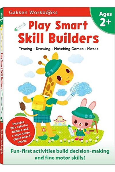GENERAL Play Smart Skill Builders Age 2+: Preschool Activity Workbook with St...