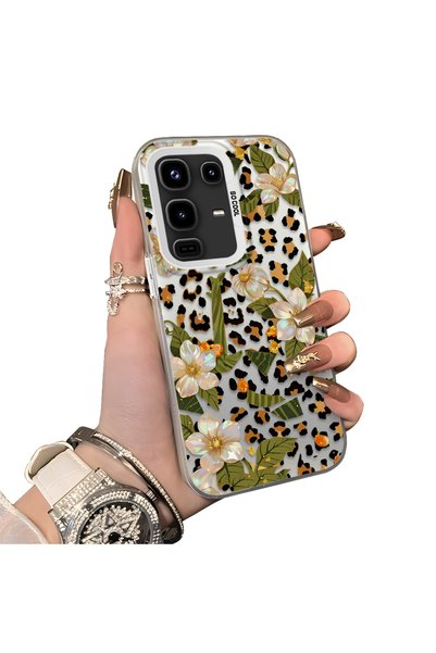 ucuc Infinix Note 50/Note 50 Pro Compatible Aesthetic Floral-Leopard Pattern ...
