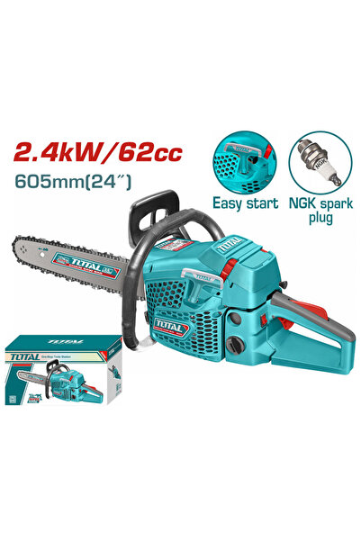 TOTAL Αλυσοπρίονο βενζίνης 62cc (TG5602411)