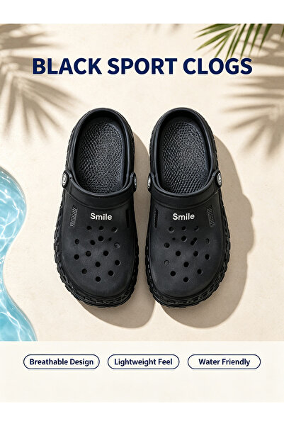 Generic Brand Men EVA Clogs Shoes Adjustable Heel Strap Breathable Vent Holes...