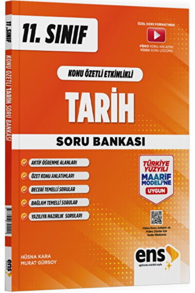 Ens Yayıncılık 11. Sınıf Tarih Konu Özetli Etkinlikli Soru Bankası 2027
