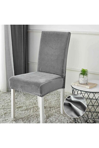 Vivendo Set 6 huse universale, elastice, pentru scaun, din catifea
