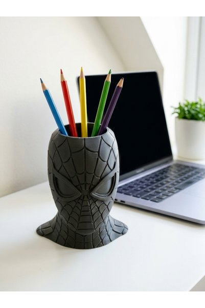 Örümcek Adam Temalı 3D Baskı Kalemlik