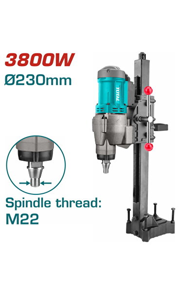 TOTAL Διαμαντοφόρο Τρυπάνι Πυρήνα 3.800W / 230mm (TDDM38001)