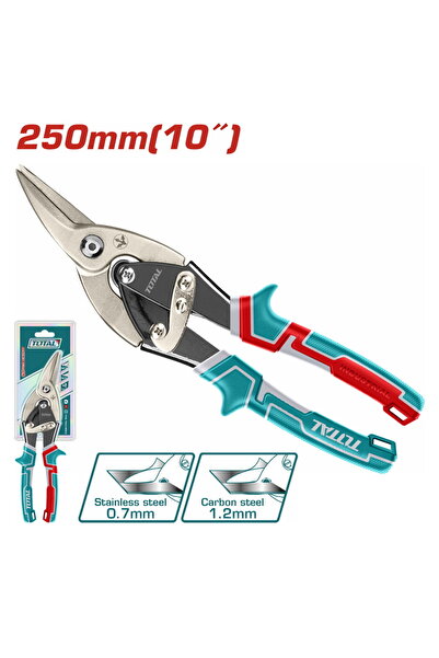 TOTAL Ψαλίδια λαμαρίνας αριστερή σιαγόνα 250mm (THT521106)