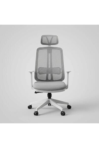 QBC ofis büro/ BEYAZ, Milano Başlıklı; Çalışma Sandalyesi, Ofis Sekreter Oyun...