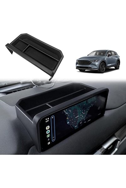 GENERAL Muslogy Dash Storage Box Behind Screen Center Console Organizer Compa...