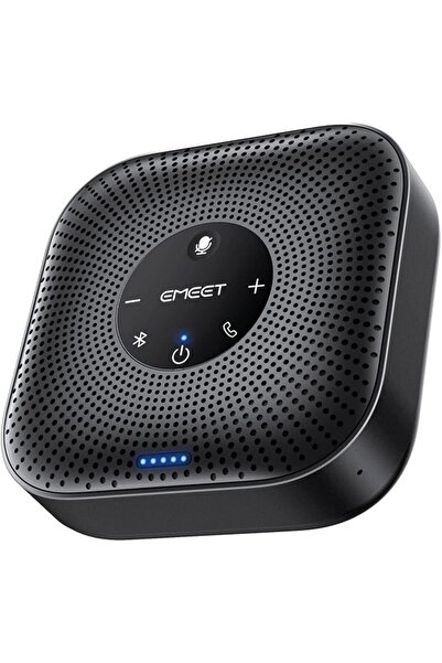 eMeet مكبر صوت للمؤتمرات M0 Plus، مع 4 صفوف من الميكروفونات الذكية بتقنية الذ...