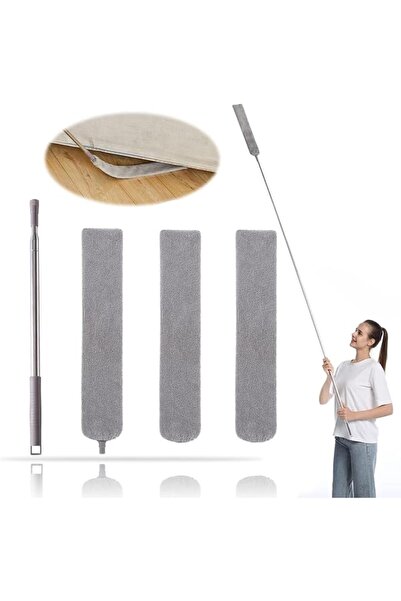 Paporich 4Pcs Retractable Gap Dust Cleaner, Multifunction Microfiber Dusting ...