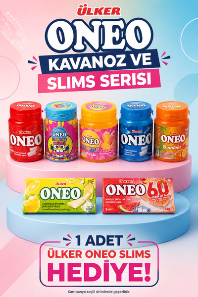 Ülker Kavanoz ve Slims Serisi (2 adet toplam Slims Hediye)