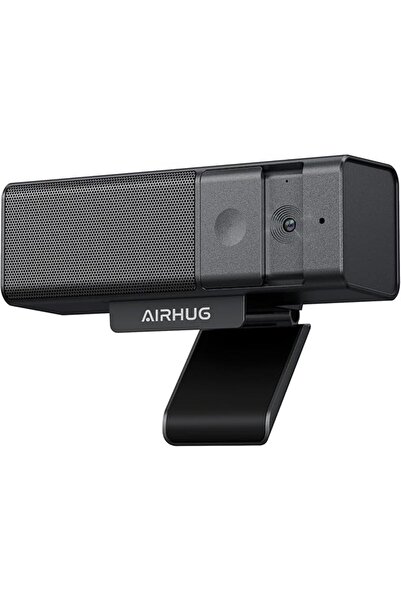 AIRHUG كاميرا ويب 3 في 1 - كاميرا ويب بدقة 1080 بكسل مع ميكروفون ومكبر صوت، ك...