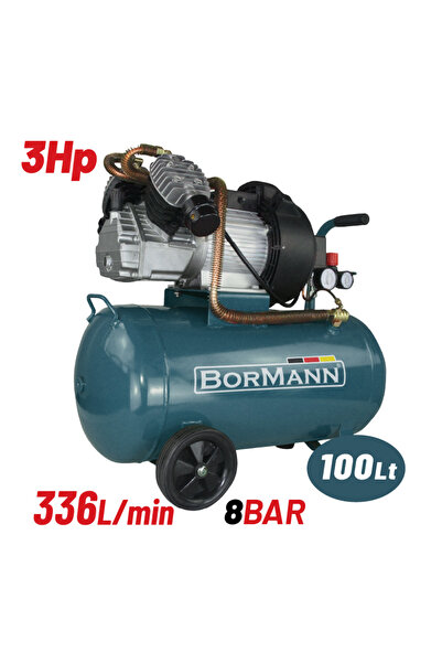 Bormann Μονομπλόκ Αεροσυμπιεστής 3Hp/100L/336Lt/min (BAT5015)