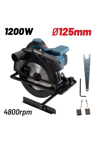 Bormann Δισκοπρίονο 1200W Φ185 Λέιζερ (BCS1410)