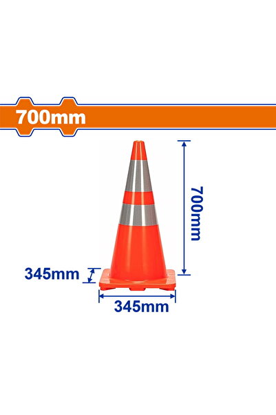 WADFOW ΚΩΝΟΣ PVC 70εκ. (WYJ1A70)