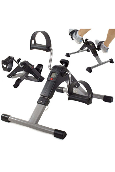 Vivendo Mini bicicleta de antrenament pentru maini si picioare, inaltime regl...