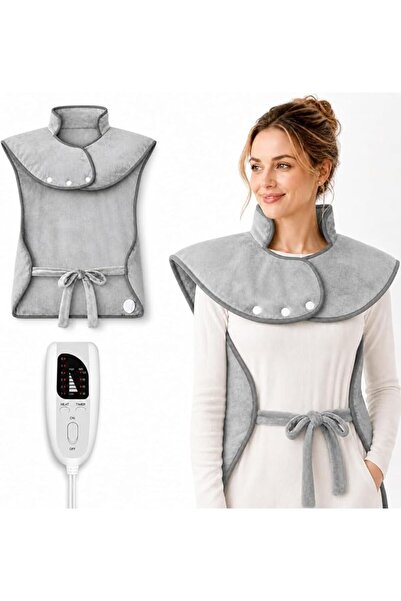 GENERAL Electric Heating Pad for Neck and Shoulder and Back with 6 Heating Se...