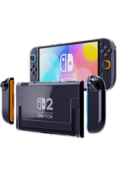 Generic Transparent Crystal Protective Case for Switch 2 - Detachable Host & ...