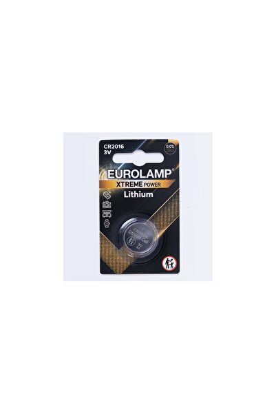 EUROLAMP ΜΠΑΤΑΡΙΑ ΛΙΘΙΟΥ EXTREME CR2016 1 ΤΕΜ. 147-24132