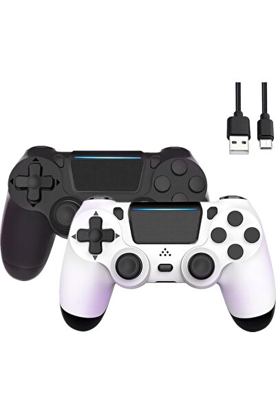 GENERAL عصا تحكم ألعاب MOVONE مزدوجة الاهتزاز لـ PS4/Slim/Pro، متوافقة مع وحد...