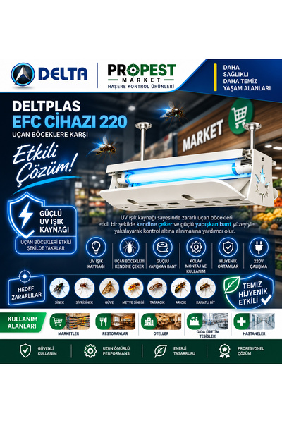 Delplas EFC Cihazı DEL-220 – Elektrikli Sinek Tutucu