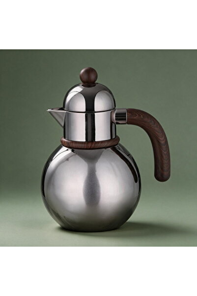 Alsaif Gallery Thermos, 0.7 Liter, Stainless Steel Inner Liner, Wooden Handle...
