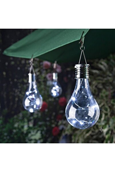 Danex Lampa Solara LED Decorativa Sub Forma de Bulb, pentru Exterior, Suspend...