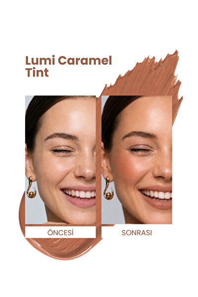 Cosmogenesis Labs Sıcak Karamel | Allık Ruj Göz Farı 5ml - Lumi Caramel Tint Nemlendirici Özellikli (Işıltılı Bitiş)