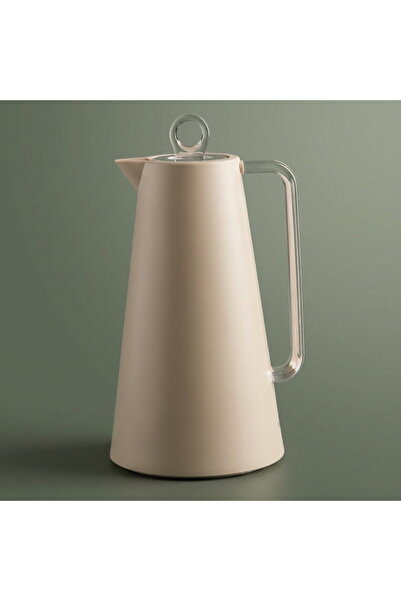 Glory Thermos, 1 liter, glass inner lining, transparent handle, press lid - b...
