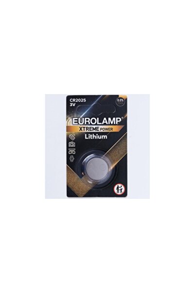 EUROLAMP ΜΠΑΤΑΡΙΑ ΛΙΘΙΟΥ EXTREME CR2025 1ΤΜΧ 147-24131