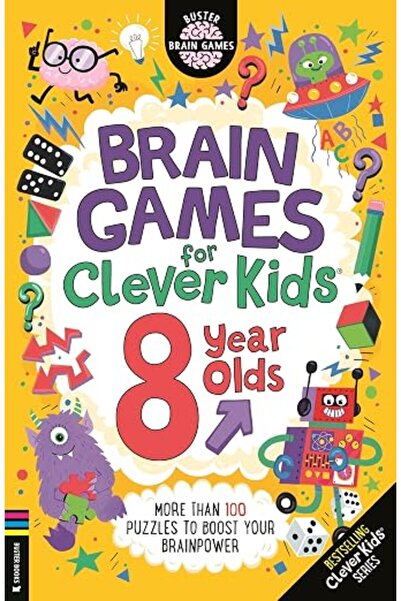 BYDREAM UNDERWEAR Brain Games for Clever Kids® 8 Year Olds: More than 100 puz...