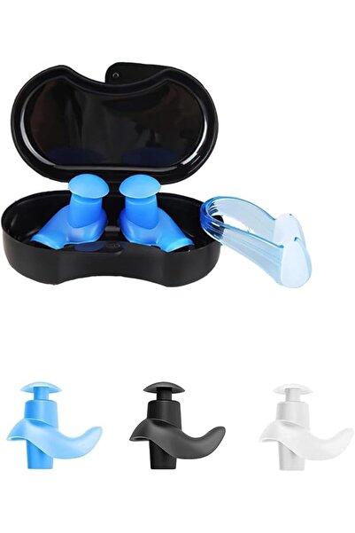 Generic 3 Pairs Swimming Ear Plug and Nose Clip Reusable Waterproof Ear Nose ...