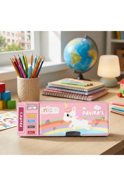 MJ TOYS Çok Fonksiyonlu Kalem Kutusu Kalemlik Sevimli Unicorn Dinozor Kedi Te...