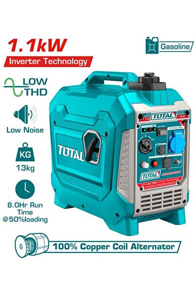 TOTAL INVERTER Γεννήτρια Βενζίνης 1.100W (TP515006)