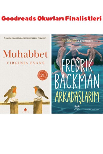 lapis kitap Arkadaşlarım Fredrik Backman - Muhabbet Virginia Evans (2 Kitap T...