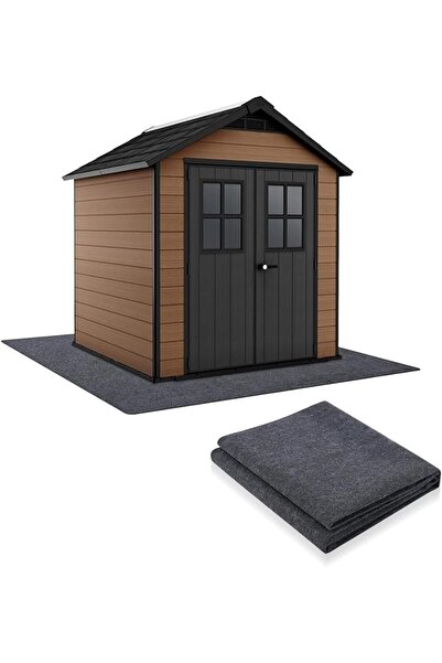 GENERAL Outdoor Storage Shed Floor Mat - Waterproof Non Slip Garage Gym Mat f...