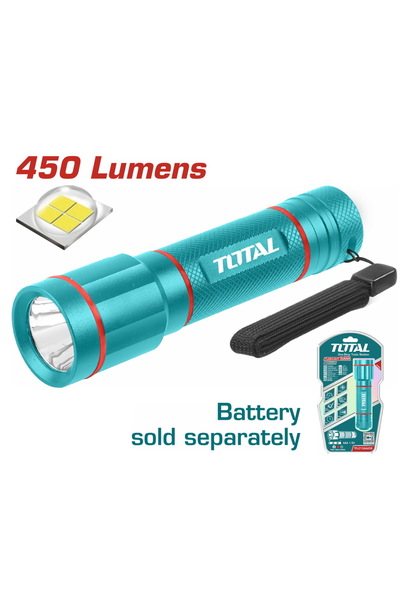 TOTAL Φακός LED 250 Λούμενς (TFL013AAA58)