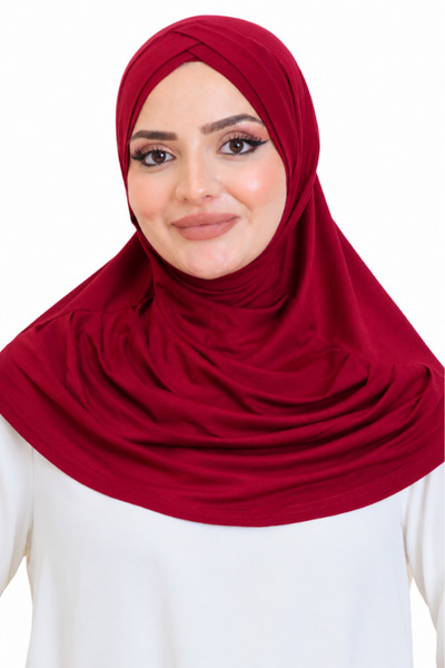 Modish Group عمامة نسائية جاهزة من قطعة واحدة، متقاطعة ذاتية الربط من الفيسكو...