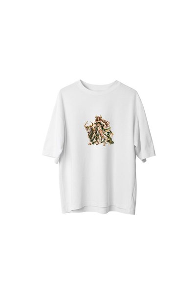 OVERSIZE TASARIM BOGA BURCU HEDİYE TSHİRT