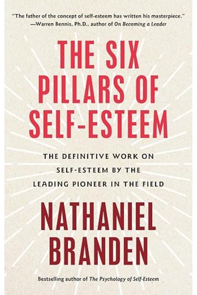 GENERAL Six Pillars of Self-Esteem × Nathaniel Branden - غلاف ورقي