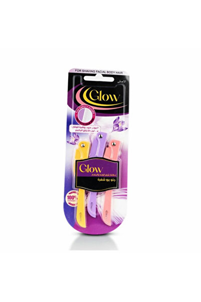 Glow Glow Amoas Women's Shaving Gel 3 Pieces for Facial and Body Hair Shaving