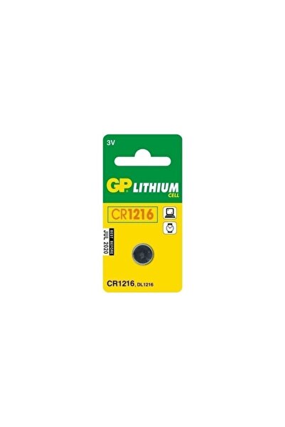 GP Batteries Μπαταρία κουμπί λιθίου CR1216 GP GPCR1216-B1 (1 τεμάχιο)
