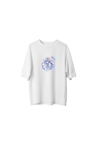 OVERSIZE TASARIM BALIK BURCU HEDİYE TSHİRT