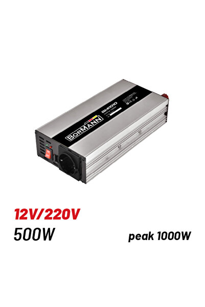 Bormann Μετατροπέας-Ινβέρτερ 12V-220V 1000W (BMI1010)