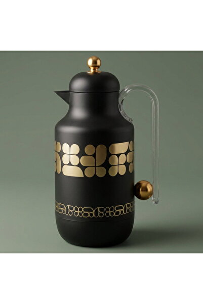Alsaif Gallery Lavender Thermos, 1 liter, glass interior, transparent handle,...