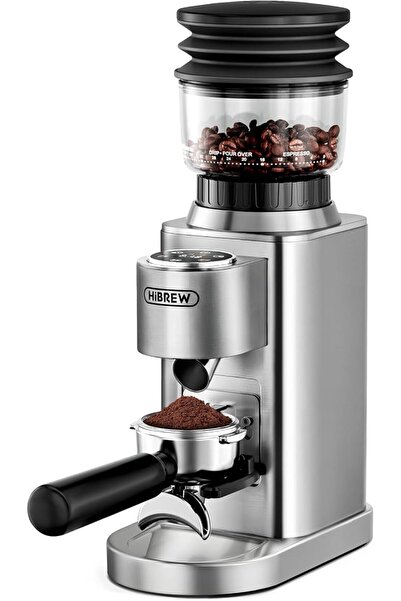 HIBREW مطحنة قهوة كهربائية G7، 48 إعداد طحن دقيق، وعاء سعة 350 جرام