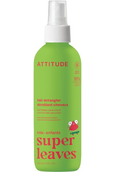 BIO SPECTRA ATTITUDE بخاخ أتيتيت لفك تشابك الشعر للأطفال والرضع، معتمد من EWG...