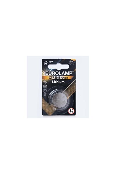 EUROLAMP ΜΠΑΤΑΡΙΑ ΛΙΘΙΟΥ EXTREME CR2450 1ΤΜΧ 147-24135