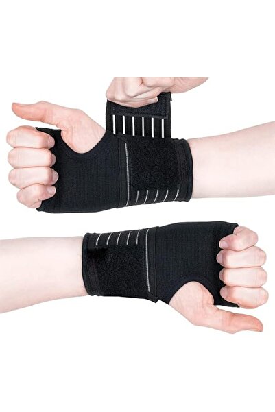 ELECDON Wrist Brace, Elastic Wrist Support with Strap, Ideal for Sprains, Inj...